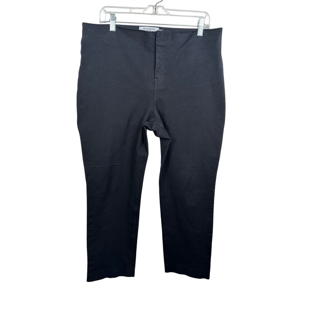 MM Lafleur The Hockley Jean Eco Better Than Denim Cropped Size 14 Black EUC